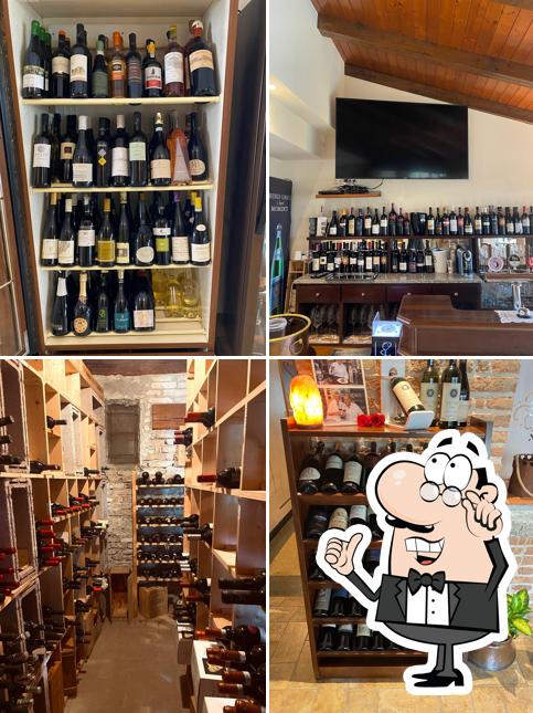 Gli interni di Trattoria Dal Diaul e l'Aghesante