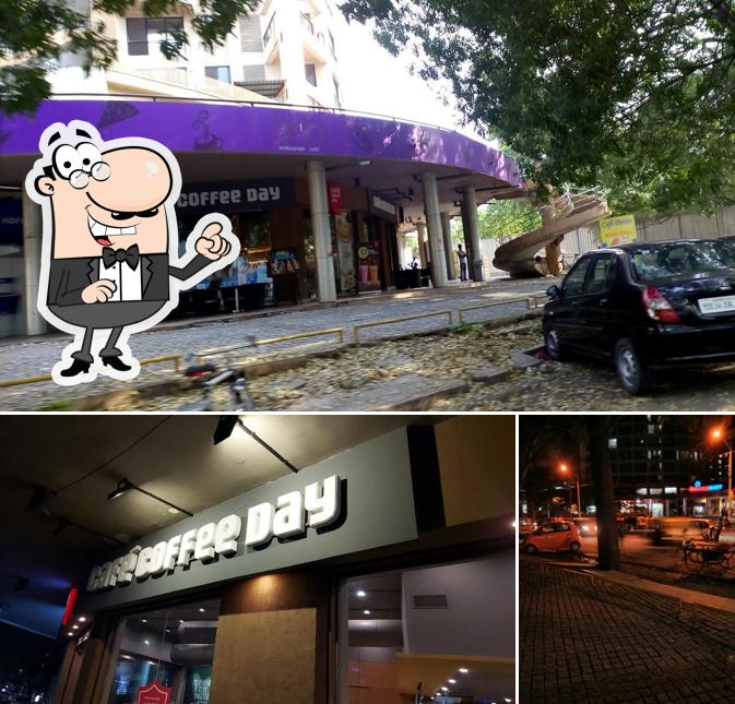 The exterior of Café Coffee Day