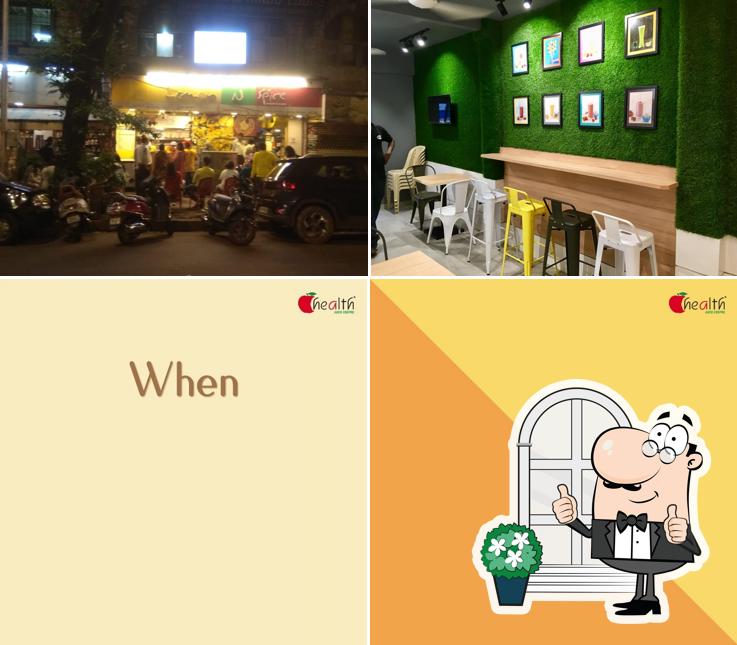 The exterior of Health Juice Centre Girgaon