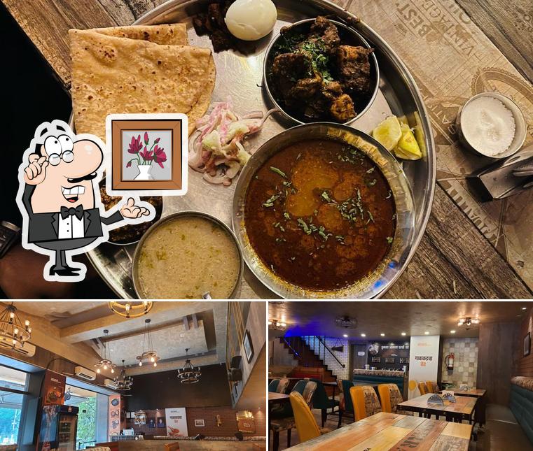 The photo of Manas Satara’s interior and food