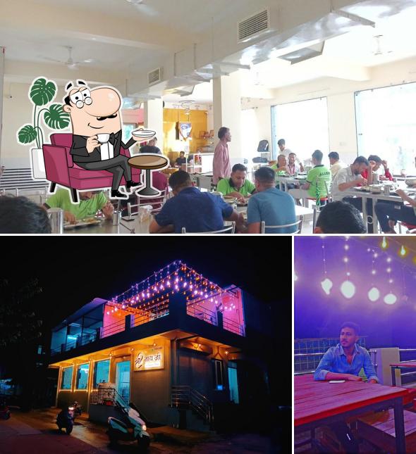 The interior of Shri nath ji mess