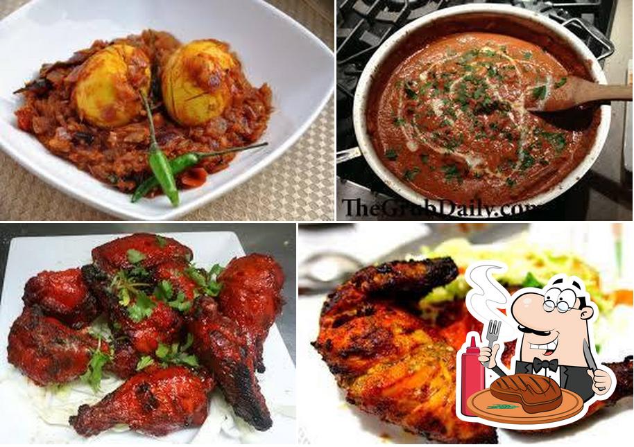 Get meat dishes at The Barbeque