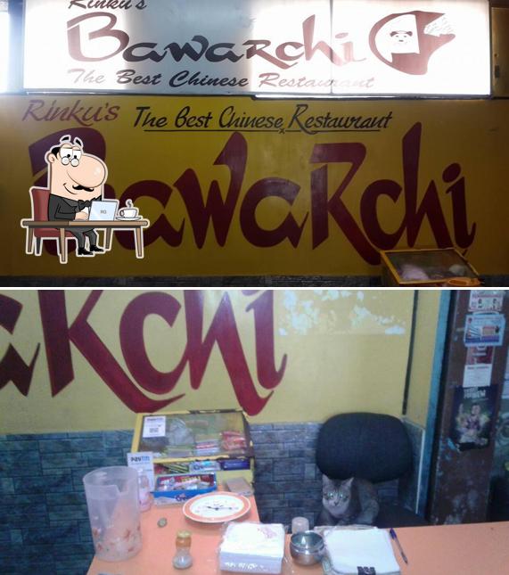 The interior of Rinku's Bawarchi