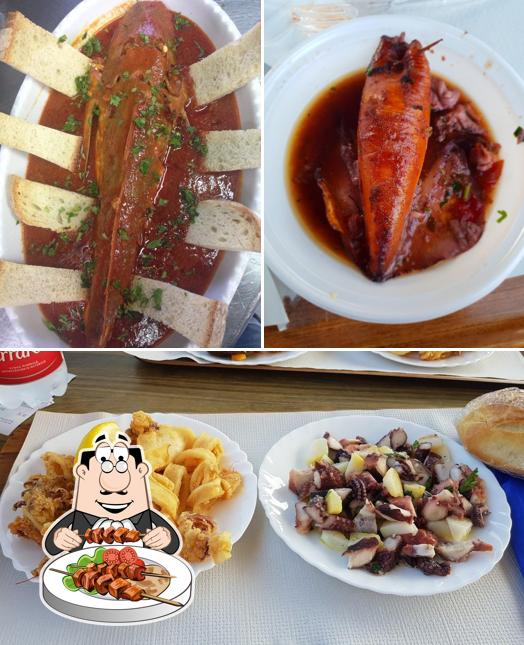 Cibo al Centro di ristorazione dei Pescatori di Terracina