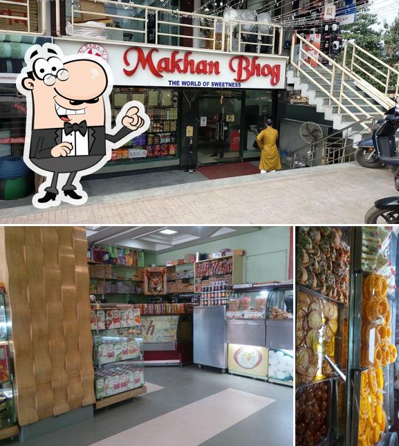 The interior of Makhan Bhog