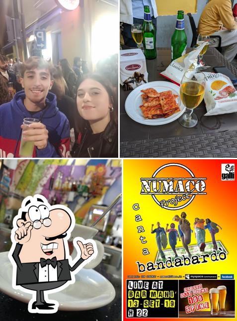 Gli interni di Bar Manì