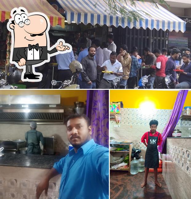 This is the image displaying interior and exterior at Sri Vinayaka Tiffin Center