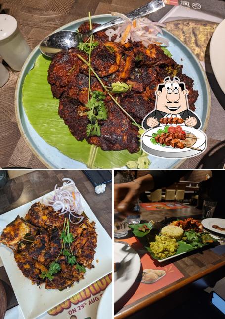 Tandoori chicken at Tellicherry Kitchen