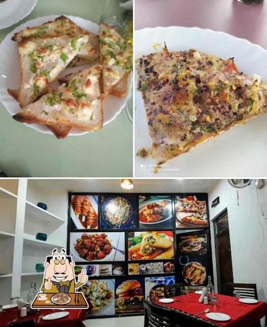 Get pizza at highway grill