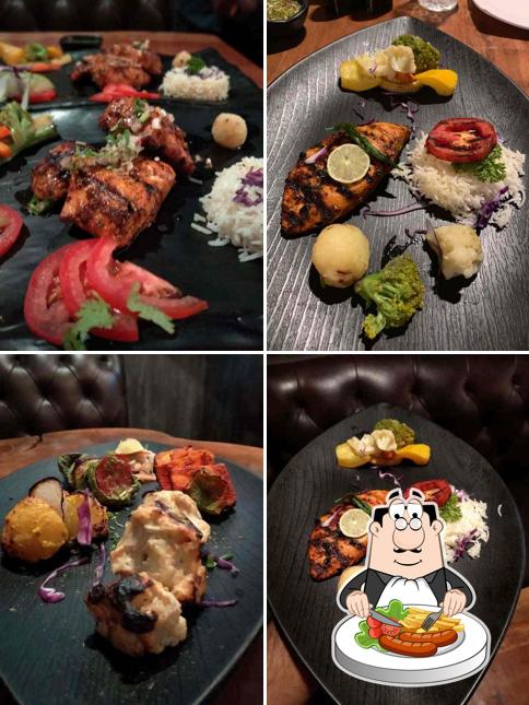 This is the image depicting food and interior at Undercover Lounge