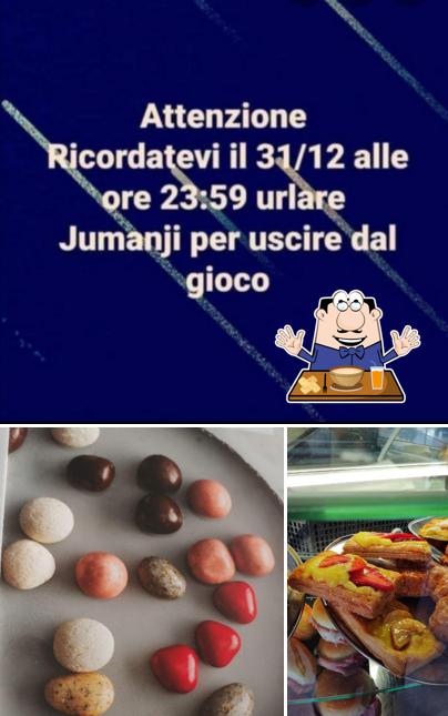 La cibo e esterno del ristorante