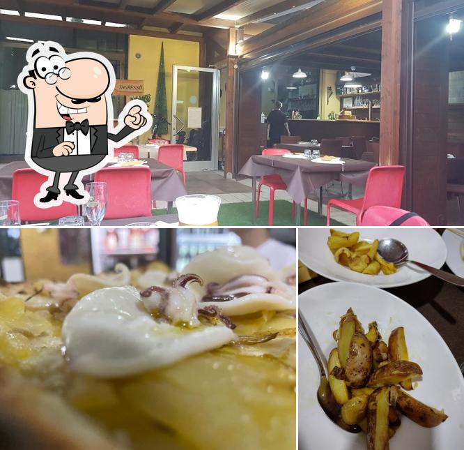 Gli interni di Gastronomia Pizzeria