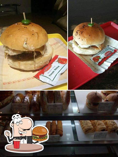 Order a burger at Loyans