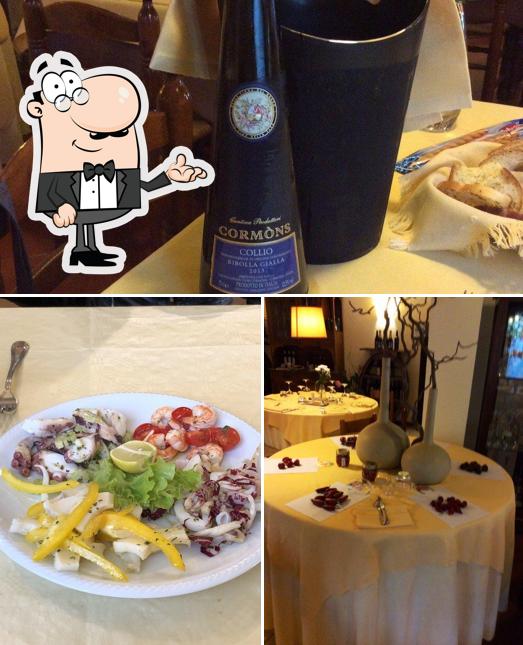 Questa è la immagine che presenta la interni e cibo di Al Bacareto