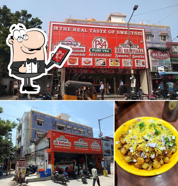 The photo of Perambur Sri Srinivasa Sweets (PS4) - Veg Restaurant’s exterior and interior