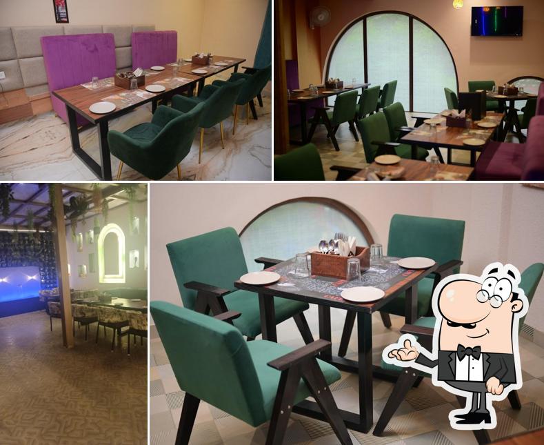 The interior of Pooja O Dine