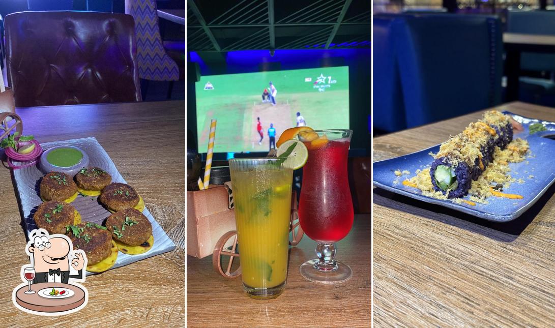 Food at Brunch bar sports lounge