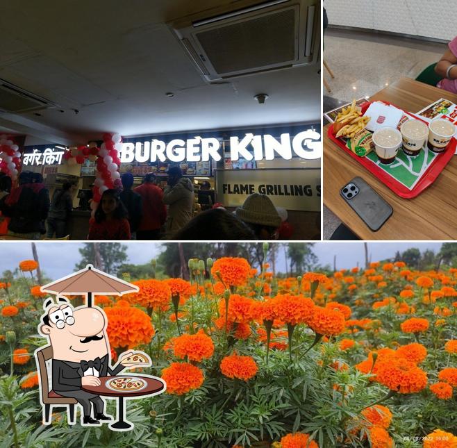 The exterior of Burger King