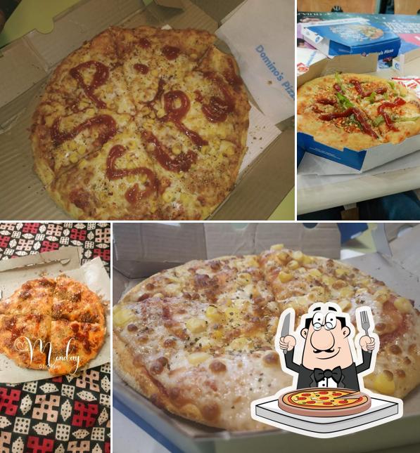 Try out different types of pizza