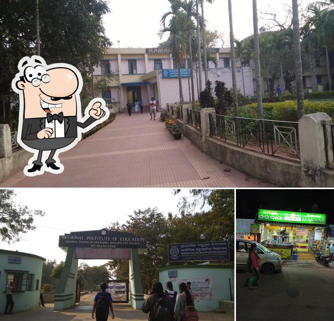 The exterior of Hotel Darbar & Restaurant