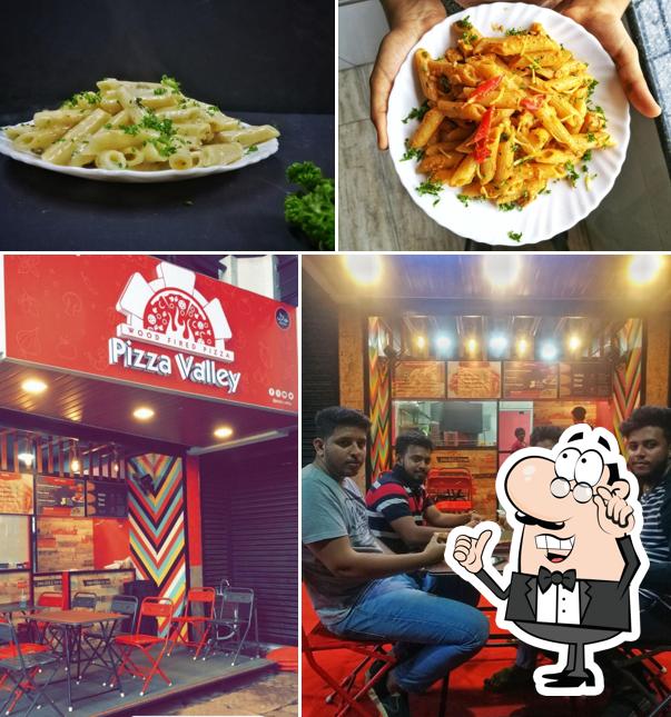 The interior of Pizza Valley