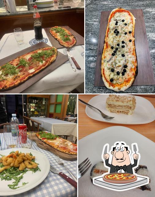 A Bar Pizzeria Al Cappello Rosso, puoi ordinare una bella pizza