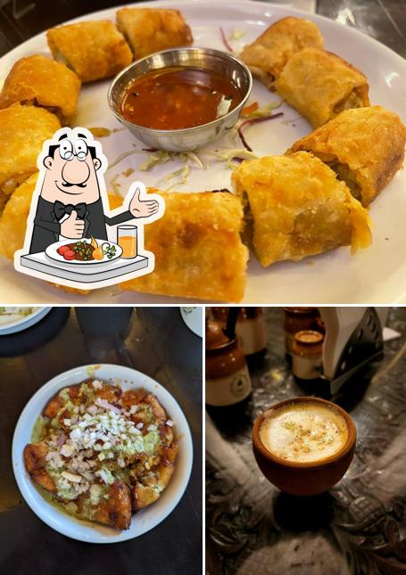 The restaurant's food and beverage