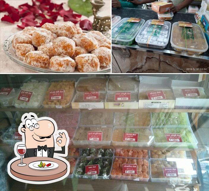 Among various things one can find food and interior at Panchhi Petha Store