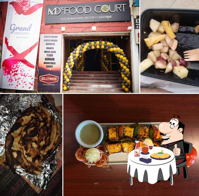 Cheese plate at Md's Food Court