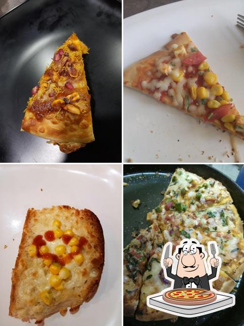 Pick different types of pizza