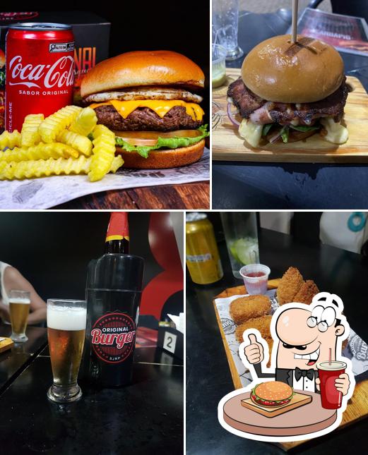 Delicie-se com um hambúrguer no Original Burger SJRP