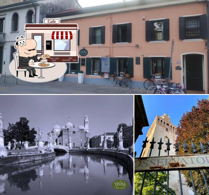 Gli esterni di Osteria Pizzeria La Vigna