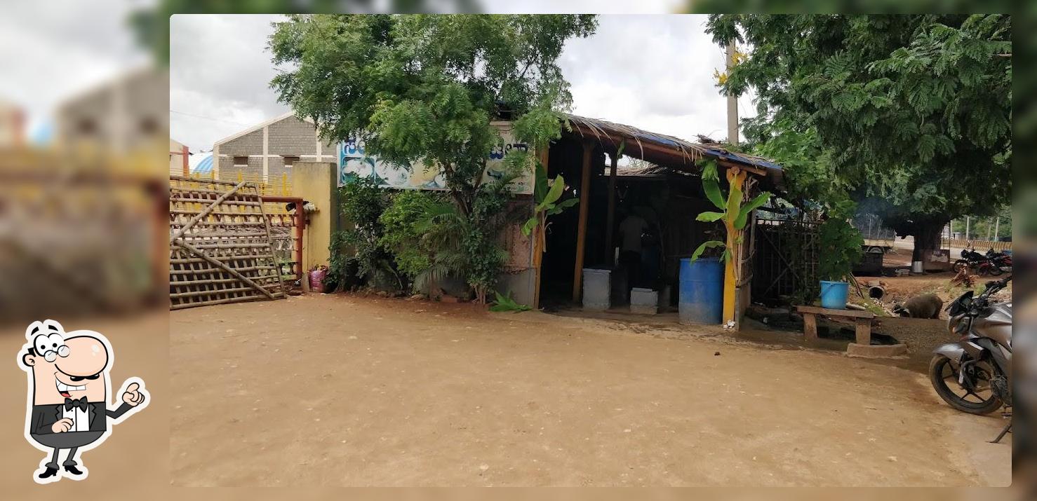 The exterior of Santhosh Hotel