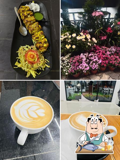 Grilled salmon at 7Hills Restaurant & Café