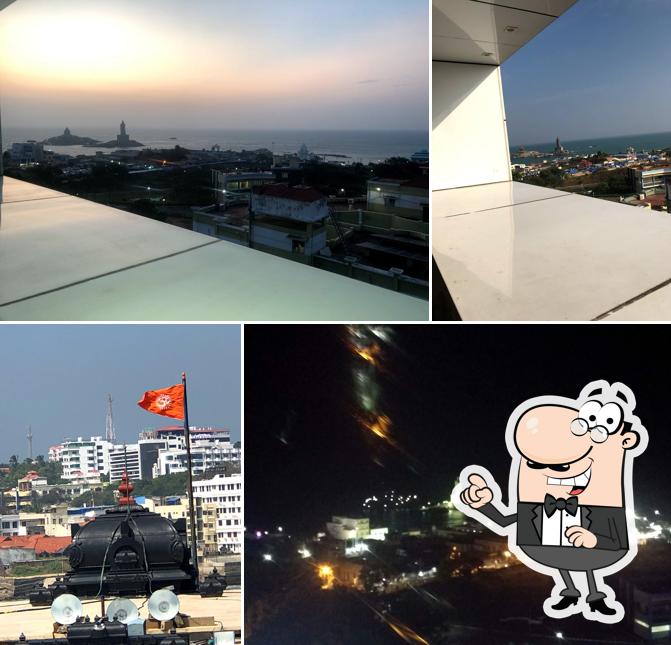 You can get some fresh air at the outside area of Tri Sea Restaurant