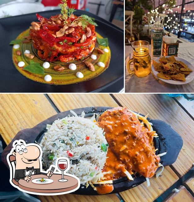 Food at Le Terrace Cafe Mysore