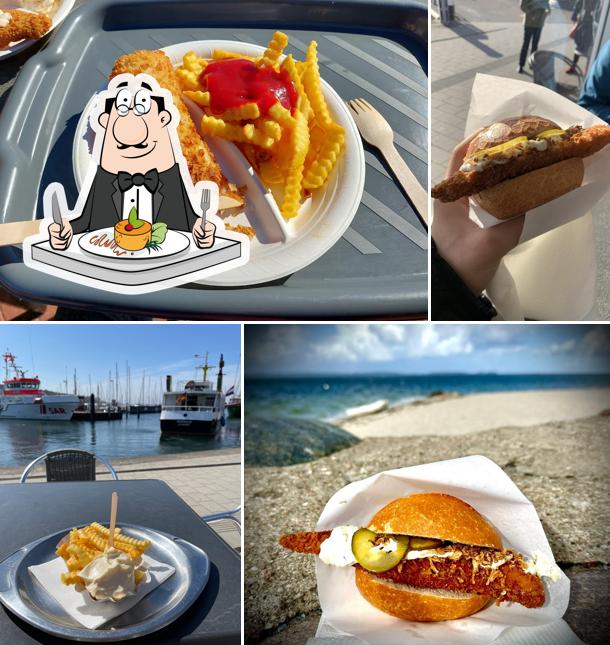 Nourriture à Kiosk (Fischbrötchen etc)