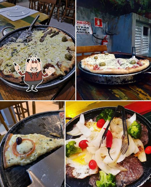 Comida em Varanda Restaurante Pizza Bar