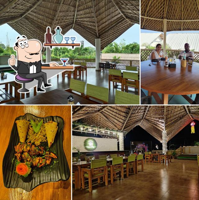 The interior of Baracco Alfresco. Bar. Banquets Multi Cuisine Restaurant