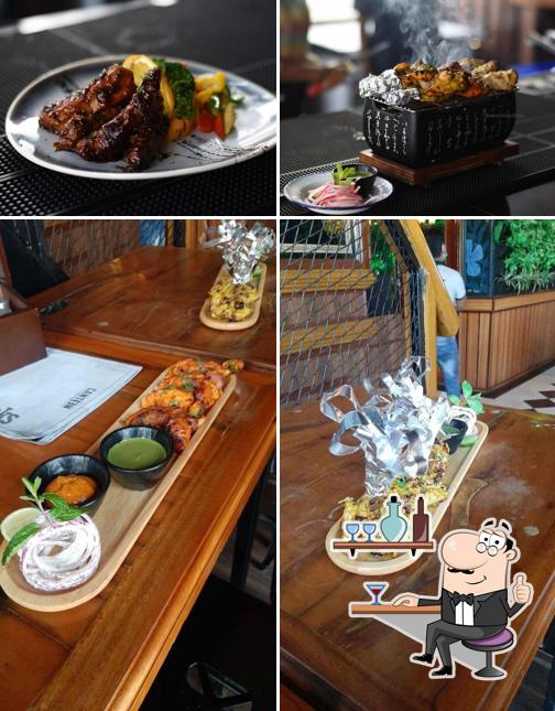 Take a seat at one of the tables at Canteen Pub & Grub