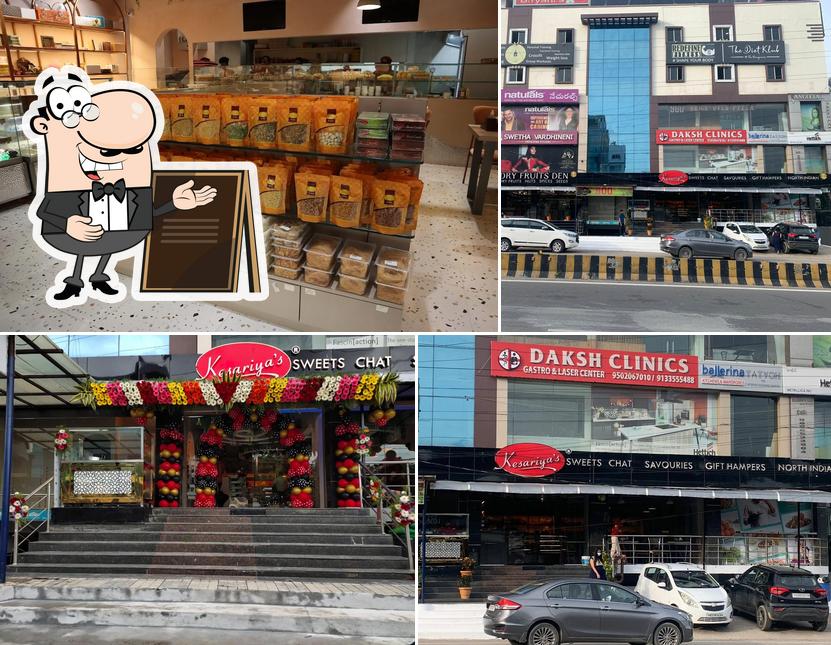 The exterior of Kesariyas Sweets