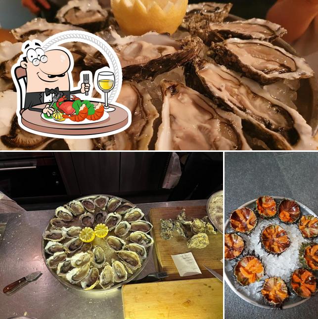 Prova tra i vari piatti di mare disponibili a L'Escalier