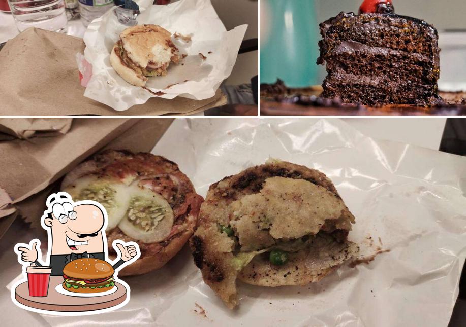 Try out a burger at BakeryWala - Best Cake Shop in Indore Customized Cakes Corporate Cakes Pastry Fast Food Best Bakery in Indore