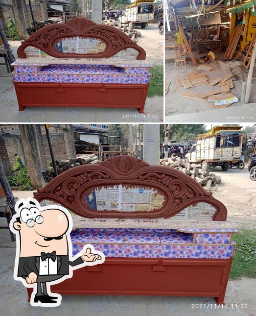 This is the image displaying interior and exterior at Muskan Mewat Hotel