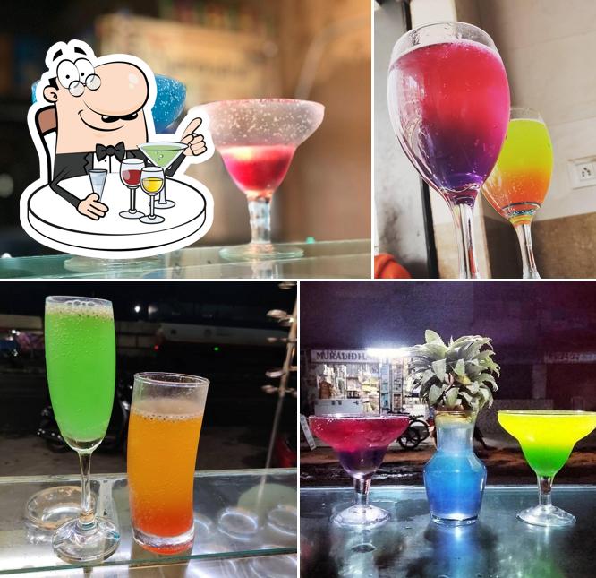 Try an alcoholic beverage from the menu