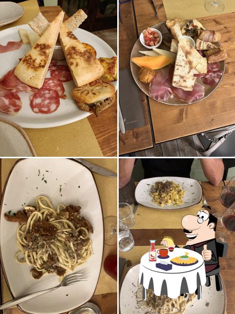 Piatto di formaggi al Trattoria San Martino