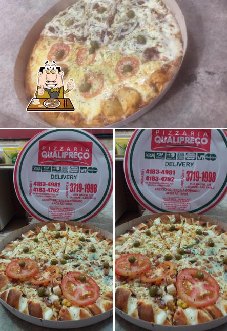No Pizzaria Qualipreço, você pode desfrutar de pizza