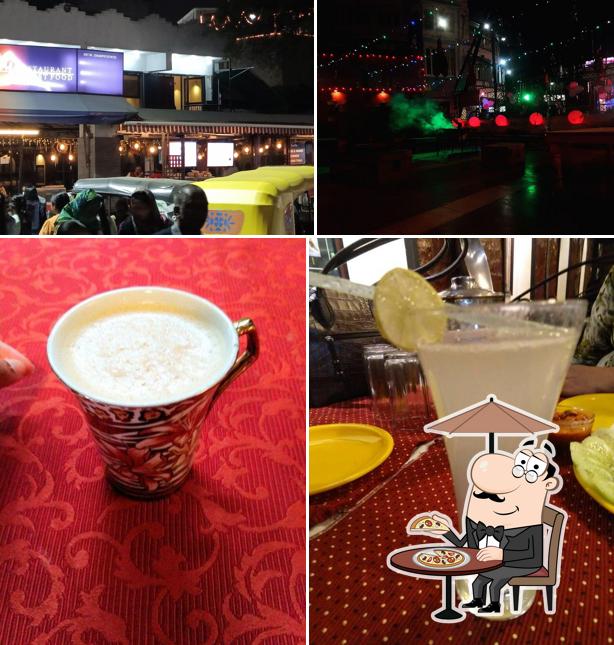 Check out the photo showing exterior and drink at Kwality Restaurant