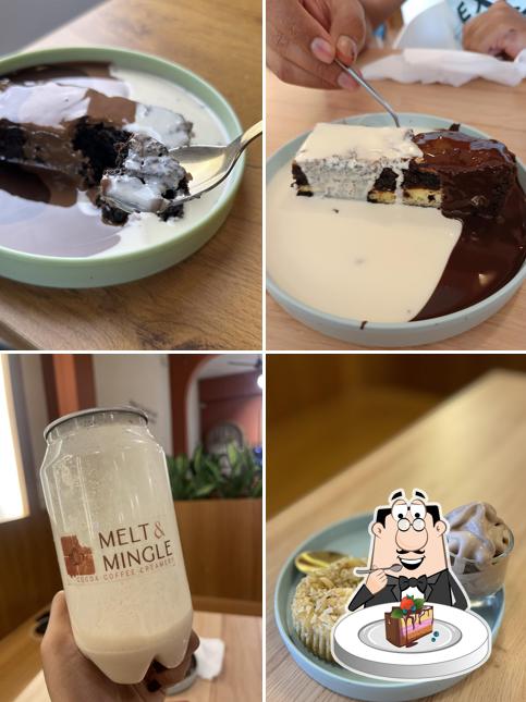 Chocolate cake at Melt and Mingle