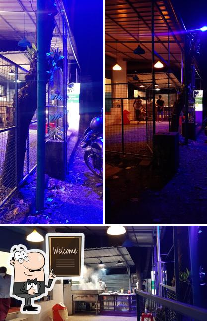 See this picture of Santhosham Dosa Point